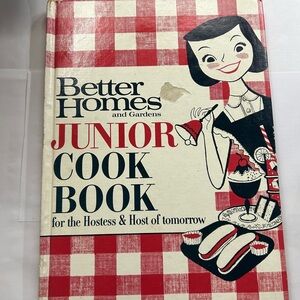 Better Homes And Gardens Junior Cook Book - Red and White